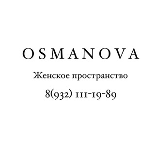 Логотип @osmanova27 - OSMANOVA.STORE