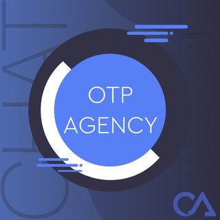 Логотип @otpagencychat - O T P . A G E N C Y
