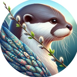 Логотип @otter_wing - Выдракрыл