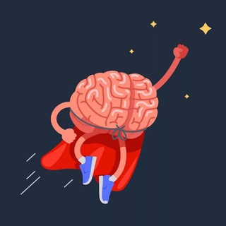 Логотип @outofmybrain - Человек-Мозг / Brain-Man
