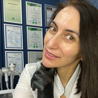 Логотип @oxy_aga_estet - КРАСОТА ТРЕБУЕТ