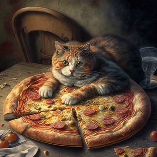 Логотип @p1zza1over - я съел всю питсу