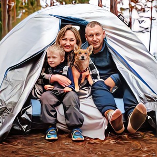 Логотип @palatkicamping - Туристический чат «Семейка с палаткой» ⛺️