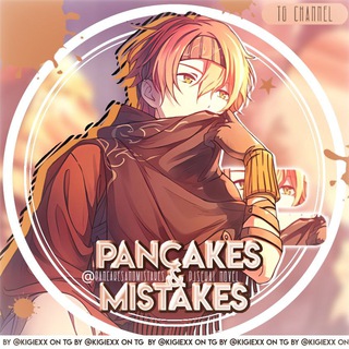 Логотип @pancknmis - pancakes & mistakes