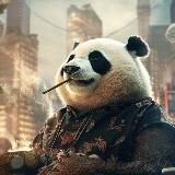 Логотип @pandaworld - Панда ищет бамбук 🎋🐼