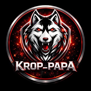 Логотип @papakropotkin - KROP PAPA