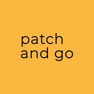 Логотип @patch_and_go - patch and go