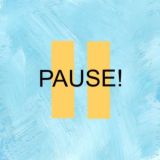 Логотип @pausememe - PAUSE!