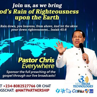 Логотип @pcmsgschannel - PASTOR CHRIS MESSAGES 📱📲💻🖥📸🎛