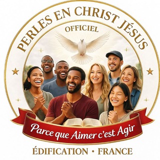 Логотип @perlesenchristclepilierdenosvies - PERLES EN CHRIST JÉSUS — CHRIST, LE PILIER DE NOS VIES — CANAL D’ENSEIGNEMENT ET DE PRIÈRE
