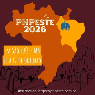 Логотип @phpeste - PHPeste - 2026 (São Luís - MA)