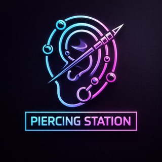 Логотип @piercing_station - PIERCING STATION 🖤