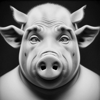 Логотип @pignewstg - Хрю Хрю