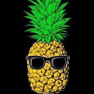 Логотип @pineapplesonface - Ананасы на лицо 🍍