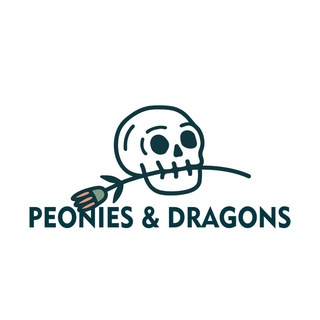 Логотип @pionesanddragons - Пионы и Драконы
