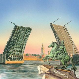 Логотип @piterunique - Загадочный Петербург