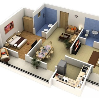 Логотип @planirovka5 - "Интерьер и дизайн