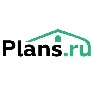 Логотип @plansru - Проекты домов Plans.ru
