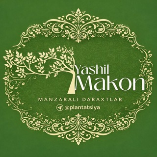 Логотип @plantatsiya - Яшил Макон 🦚