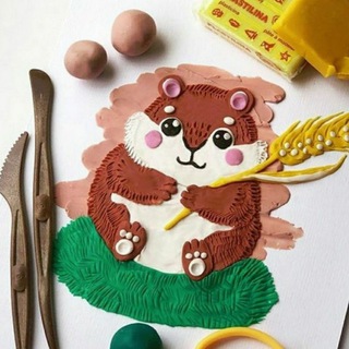 Логотип @plastilinografiya - УРОКИ ЛЕПКИ