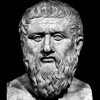 Логотип @platotg - Платон печатает...