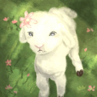 Логотип @plushkimoi - Поляна ягнят ♡