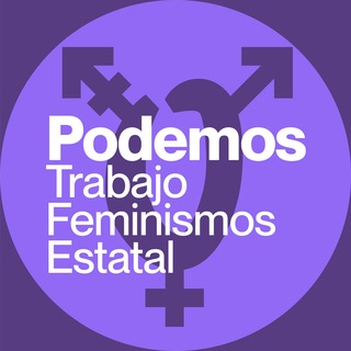Логотип @podfemestatal - 📢 Canal del Grupo de Trabajo Estatal de Feminismos 💜 Podemos