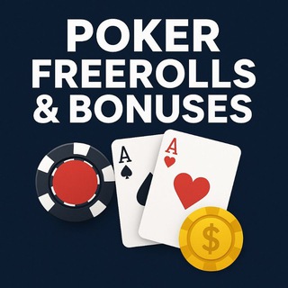 Логотип @pokerfreerollbonuses - Poker Freerolls & Bonuses