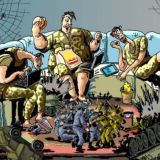 Логотип @politikachat - Диванные Войска