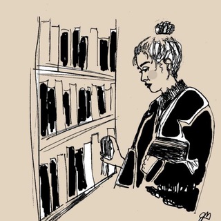 Логотип @polkaknig_marina - Полка книг 📚