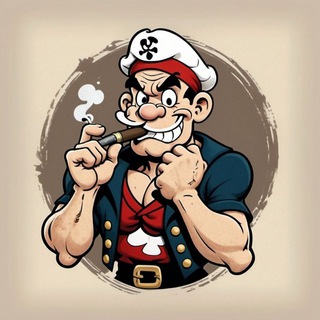 Логотип @popeyethepirate - Пират Папай