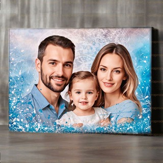 Логотип @portret_po_foto_na_holste - Портрет по фото на Холсте🖌Реставрация старых фотографий🖌Картины для интерьера