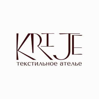 Логотип @poshivvip - KRIJE | Инфополе текстиля