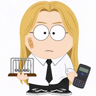 Логотип @positronph - пей кофе, решай физику