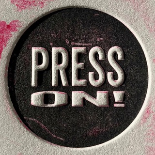 Логотип @press_on - PRESS ON!