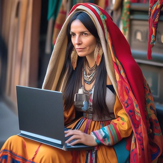 Логотип @princessofmarketing - Цыганка без инфо