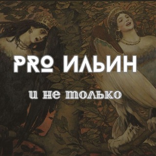 Логотип @pro_ilyin - PRO Ильин и не только