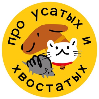 Логотип @pro_usatyh_hvostatyh - ПРО УСАТЫХ И ХВОСТАТЫХ!