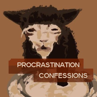 Логотип @procrastinationcf - Procrastination confessions | 🕰️🕊️