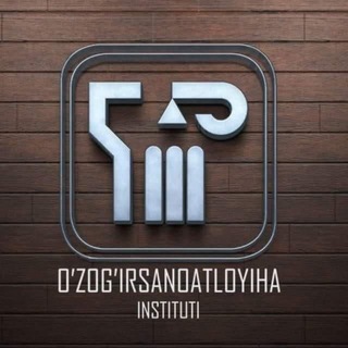Логотип @proektloyiha - "O'zog'irsanoatloyiha" instituti AJ