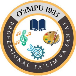 Логотип @prof_uzmpu - Professional ta'lim va san'at fakulteti | Rasmiy kanali