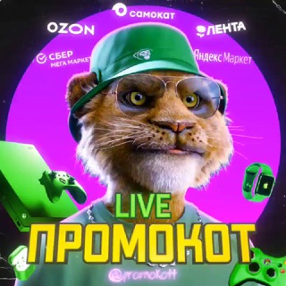 Логотип @promokott - Промокот live — годные скидки на товары