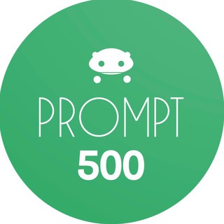 Логотип @prompt500 - ChatGPT Prompts 500