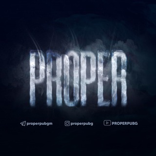 Логотип @properpubgm - PROPER333 это я