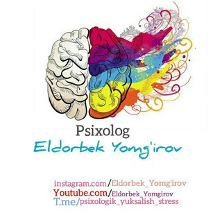 Логотип @psixologeldorbek - Psixologik Test🎓