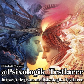 Логотип @psixologik_testlarrr - PSIXOLOGIK_TESTLAR