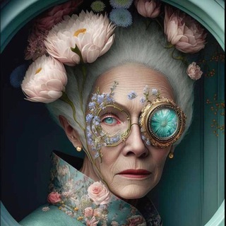 Логотип @psychovizor - Баба Блюма супервизор