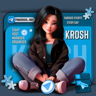 Логотип @pubgkrosh_1807 - 𝐊𝐑𝐎𝐒𝐇 𝐎𝐑𝐆𝐀𝐍𝐈𝐒𝐀𝐓𝐈𝐎𝐍