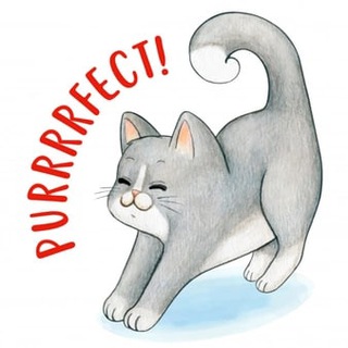 Логотип @purr_area - Зона Мурчания