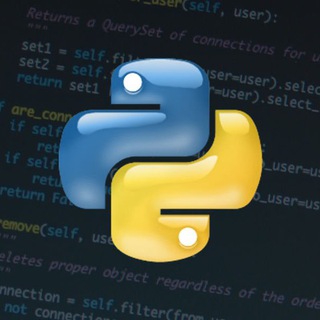 Логотип @python_tesst - About Python [ru]